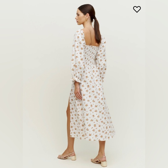 NWOT Reformation Gitane Linen Dress SZ Small / Color: Lara - Picture 4 of 9